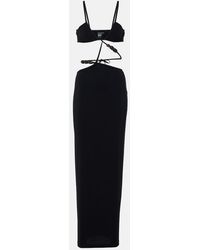 Christopher Esber - Beaded Cutout Jersey Maxi Dress - Lyst
