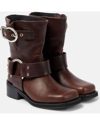 Dorothee Schumacher - Bottines Strong Femininity en cuir - Lyst