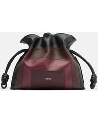 Loewe - Flamenco Medium Leather Clutch - Lyst