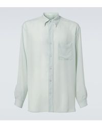 The Row - Bresson Cupro Shirt - Lyst