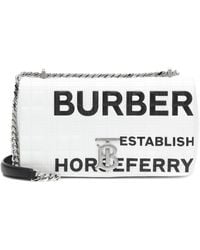 Burberry Horseferry Lola Small Cross-body Bag - White