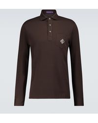 Ralph Lauren Purple Label Polopullover aus Baumwolle - Braun