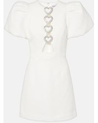 Rebecca Vallance - Verziertes Minikleid Alicia Aus Crepe - Lyst