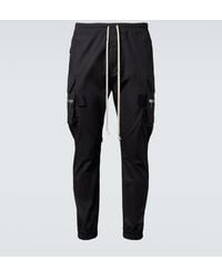 Rick Owens - Mastodon Cotton-Blend Poplin Cargo Pants - Lyst