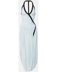 Christopher Esber - Suspended Ruched Jersey Maxi Dress - Lyst