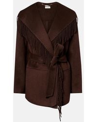 Jonathan Simkhai - Rowen Fringed Wool-Blend Jacket - Lyst