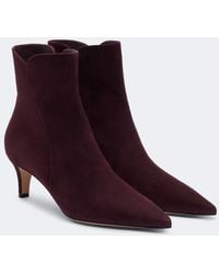 Gianvito Rossi - Levy Suede Ankle Boots - Lyst