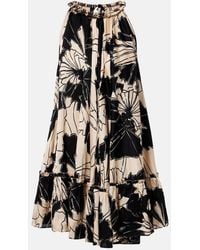 Poupette - Cleo Floral Halterneck Minidress - Lyst