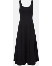 Max Mara - Cotton-Blend Midi Dress - Lyst