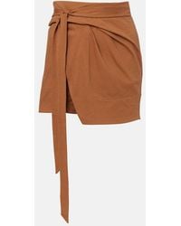 Isabel Marant - Berenice Asymmetric Cotton Wrap Skirt - Lyst