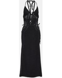 Dion Lee - Crochet Halterneck Midi Dress - Lyst