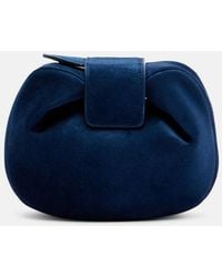 Gabriela Hearst - Soft Demi Mini Suede Clutch - Lyst