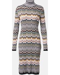 Missoni - Zigzag Midi Dress - Lyst