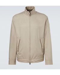 Canali - Nuvola Reversible Blouson Jacket - Lyst