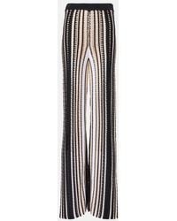 Missoni - Striped Cotton-Blend Straight Pants - Lyst