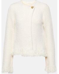 Chloé - Klassische Bouclé-Jacke - Lyst
