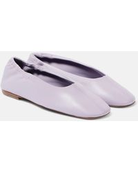 Dries Van Noten - Leather Ballet Flats - Lyst