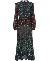 RIXO London 'Billie' Kleid mit Blumen-Print - Mehrfarbig