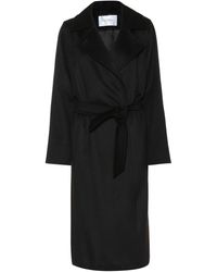 Max Mara Manuela Icon Camel Hair Coat - Black