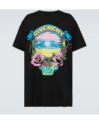 Givenchy - Camiseta World Tour de algodon - Lyst