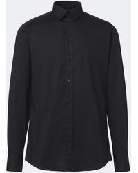 Dolce & Gabbana - Cotton-Blend Poplin Shirt - Lyst