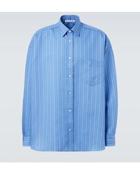 Acne Studios - Striped Oversized Shirt - Lyst