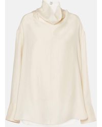 TOTEME - Organza Blouse - Lyst