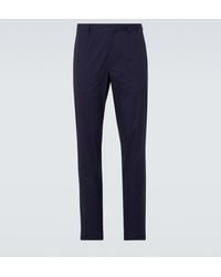 Prada - Cotton-Blend Poplin Straight Pants - Lyst