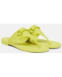 Gucci - Horsebit Thong Sandals - Lyst