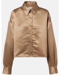 Frankie Shop - Arlen Satin Shirt - Lyst