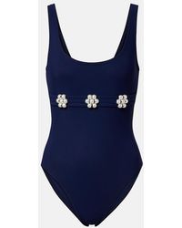Karla Colletto - Maya Embellished Swimsuit - Lyst