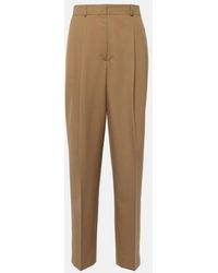 TOTEME - Pleated Straight Pants - Lyst