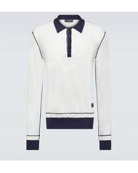 Dolce & Gabbana - Silk Polo Sweater - Lyst