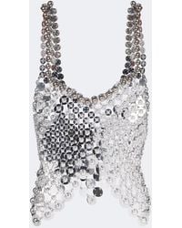 Rabanne - Chainmail Embellished Top - Lyst