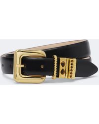 DEHANCHE - Mara Embellished Leather Belt - Lyst