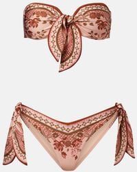 Zimmermann - Bikini Aster A Imprime - Lyst