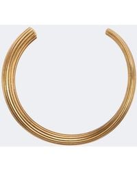KHAITE - Santa Fe 18Kt-Plated Brass Choker - Lyst