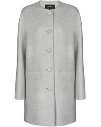 Marc Jacobs Cappotto in lana, cashmere e seta - Grigio