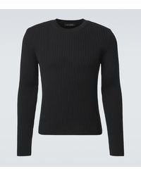 Our Legacy - Compact Ribbed-Knit Wool Sweater - Lyst