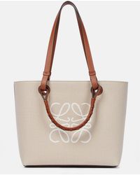 Loewe - Tote Anagram Small aus Canvas - Lyst
