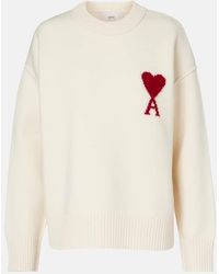 Ami Paris - Jersey Ami De Cour De Lana Virgen - Lyst