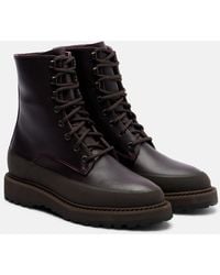 Le Monde Beryl - Dolomite Leather Lace-Up Boots - Lyst