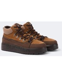 Bogner - Antwerp Leather And Suede Lace-Up Boots - Lyst