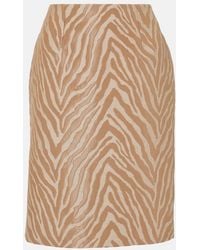 TOVE - Elia Cotton-Blend Jacquard Pencil Skirt - Lyst
