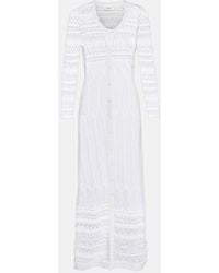Isabel Marant - Crochet-Knit Maxi Dress - Lyst