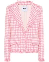 msgm pink blazer