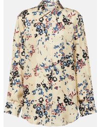 Asceno - London Silk Pajama Shirt - Lyst