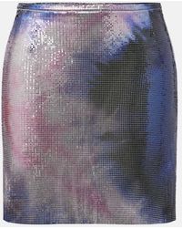 Rabanne - Tie-Dye Miniskirt - Lyst