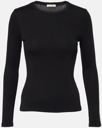 Nili Lotan - Emelie Cotton Jersey T-Shirt - Lyst
