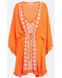 Melissa Odabash - Isabelle Embroidered Minidress - Lyst